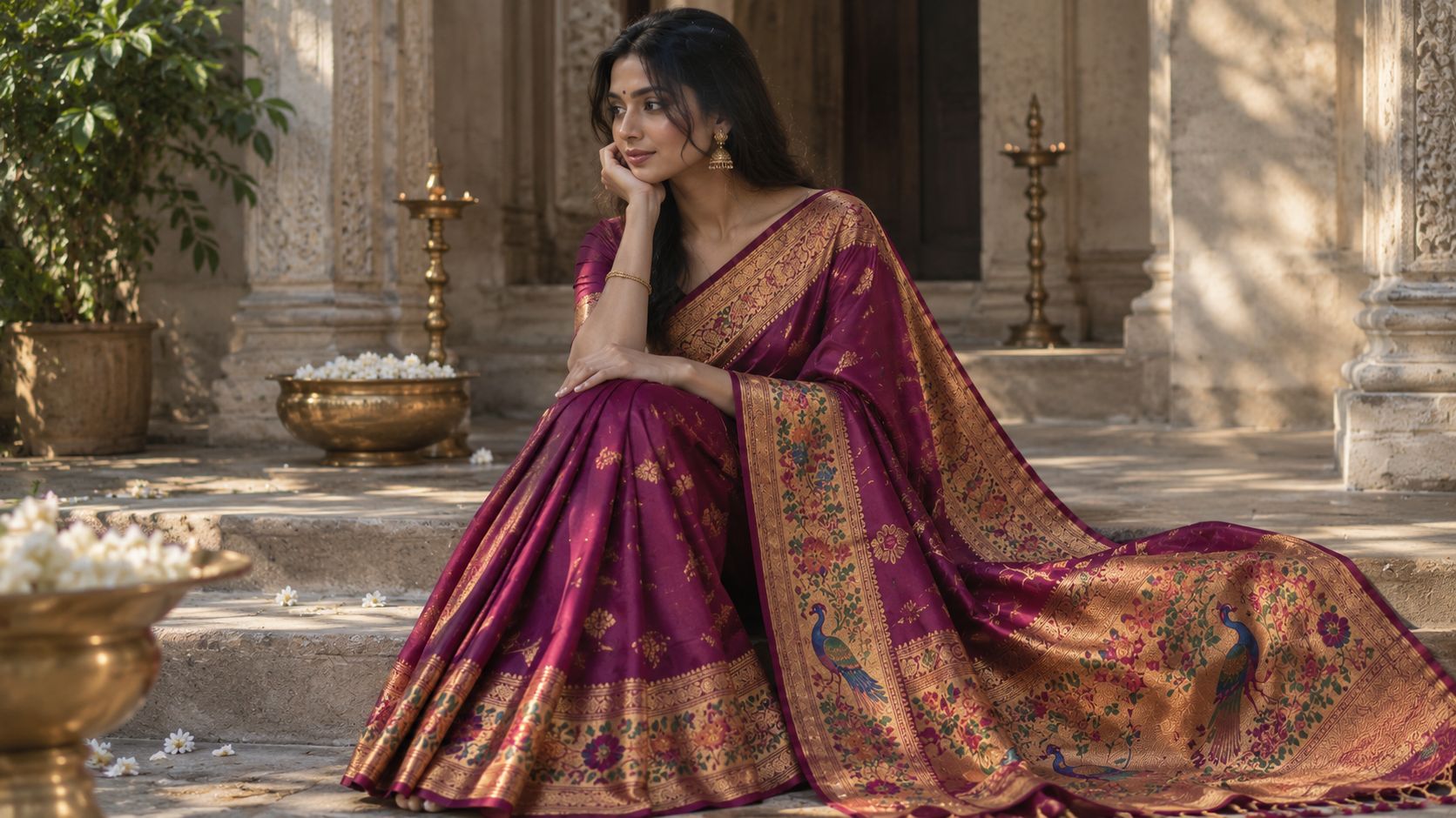 Artisan Zari Weaving